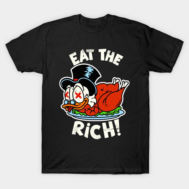 EAT THE RICH! T-Shirt by blairjcampbell